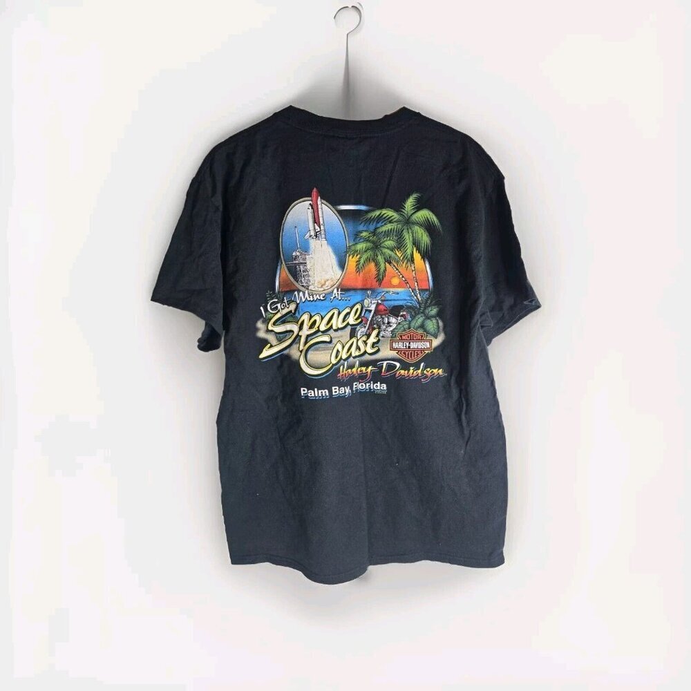 Harley Davidson SPACE COAST PALM BAY, FL COLLECTION BLACK UNISEX SIZE Large
